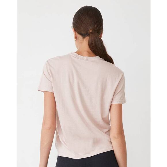 Monrow 90's Tee Shirt in Chalk Pink XS - Picture 3 of 3